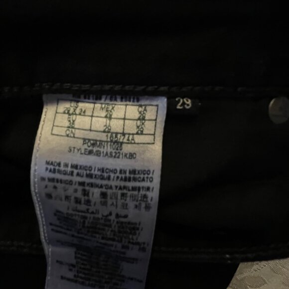 Guess Black Jeans slim tapered size US 29 - Picture 6 of 14